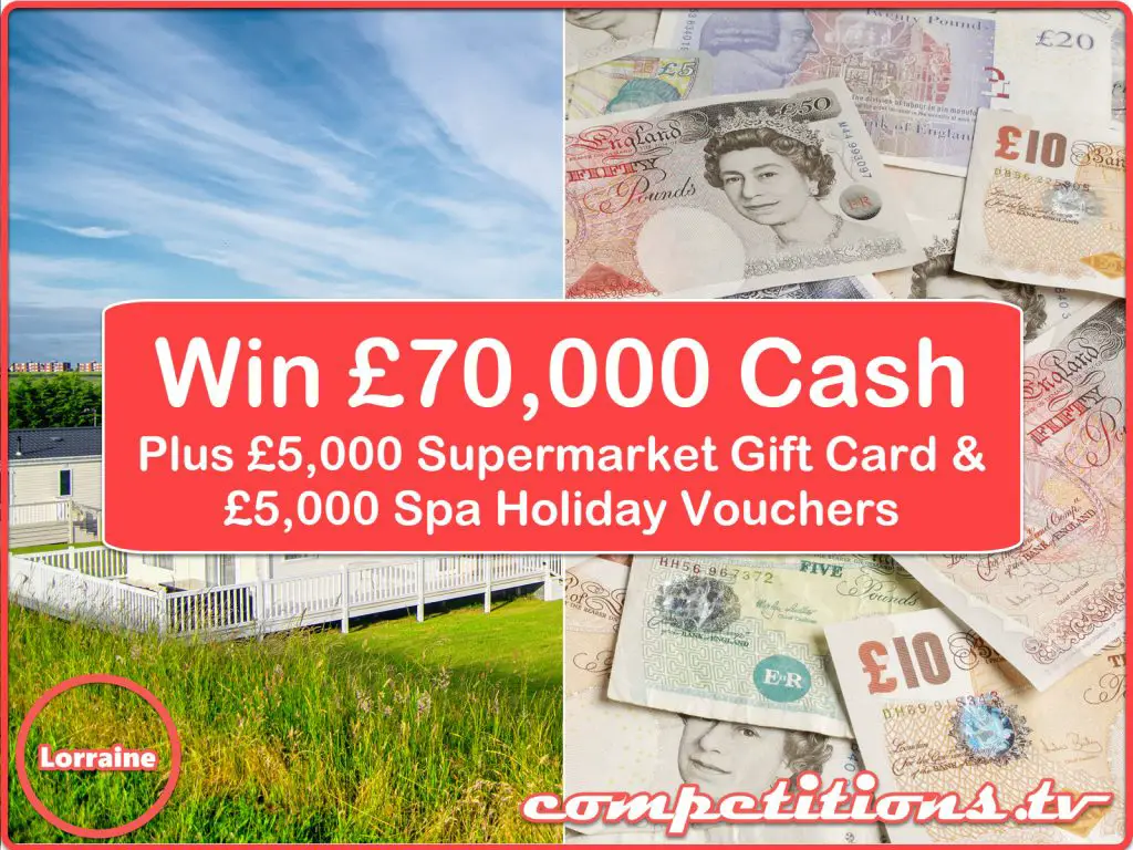 Lorraine £70,000 cash, supermarket & spa vouchers